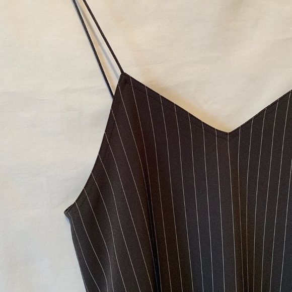 Pinstripe Cami Slip Dress - Picture 2 of 4